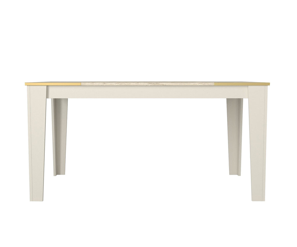 Masă dining Veyron, Travertin - Sandstone, 145x85x76 cm