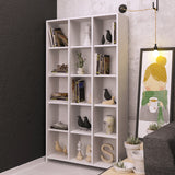 Bibliotecă Pritone, Alb, 90x25x160 cm