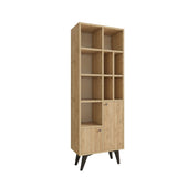 Bibliotecă Kiato, Stejar, 60x30x170 cm