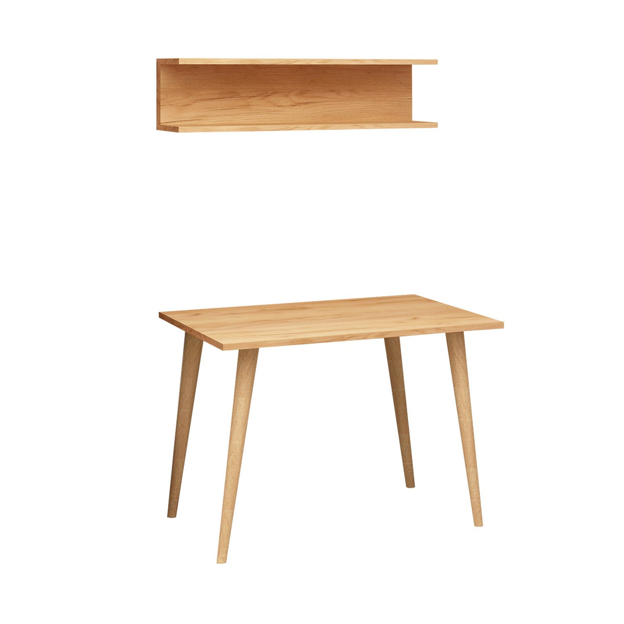 Birou Fluse, Stejar, 80x60x74 cm