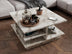 Ephesus marble | SKU: 811MDD2811 | Măsuță de cafea Skull, 80x80x40 cm, varianta Ephesus marble, produs pentru amenajarea locuinței, disponibil online în România la CasaMob