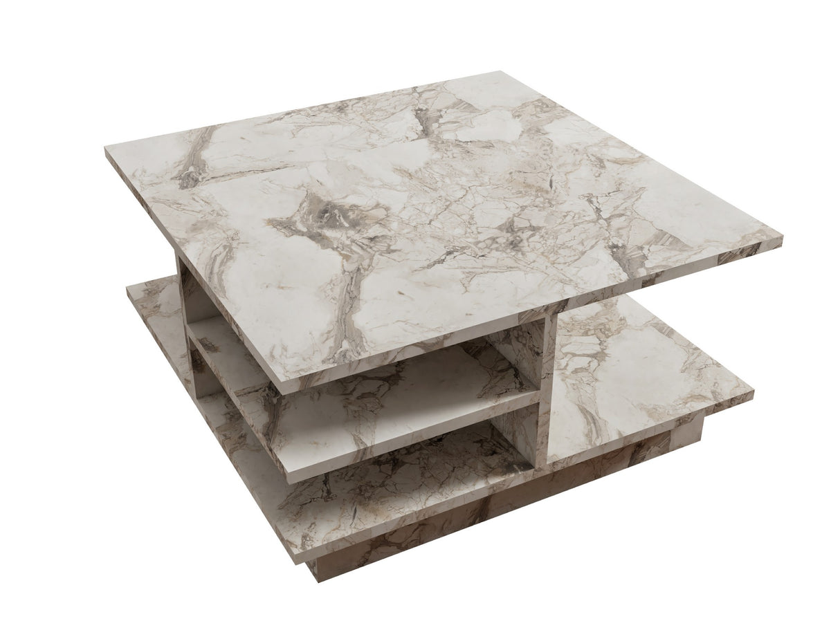 Măsuță de cafea Skull, Diverse culori, 80x80x40 cm - Ephesus marble | SKU: 811MDD2811 | Măsuță de cafea Skull, 80x80x40 cm, varianta Ephesus marble, produs pentru amenajarea locuinței, disponibil online în România la CasaMob