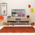 Comodă TV Angola, Stejar - Alb, 140x35x40 cm, SKU 811MDD3002, imagine 1
