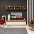 Comodă TV Liçi, Stejar - Alb, 150x35x45 cm, SKU 811MDD3004, imagine 1