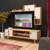 Comodă TV Eleva, Stejar - Alb, 140x15x80 cm, SKU 811MDD3010, imagine 2
