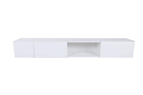 Comodă TV Wagna, Alb, 180x25x30 cm