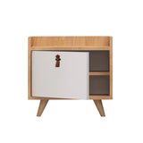 Noptieră Dopo, Diverse culori, 50x40x55 cm - Stejar - Alb | SKU: 811MDD3419 | Noptieră Dopo, 50x40x55 cm, varianta Stejar - Alb, produs pentru amenajarea locuinței, disponibil online în România la CasaMob
