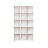 Bibliotecă Pritone, Alb, 90x25x160 cm