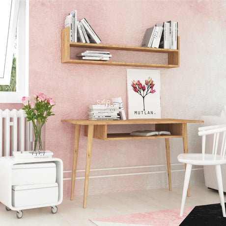 Birou Muty, Stejar, 120x60x74 cm