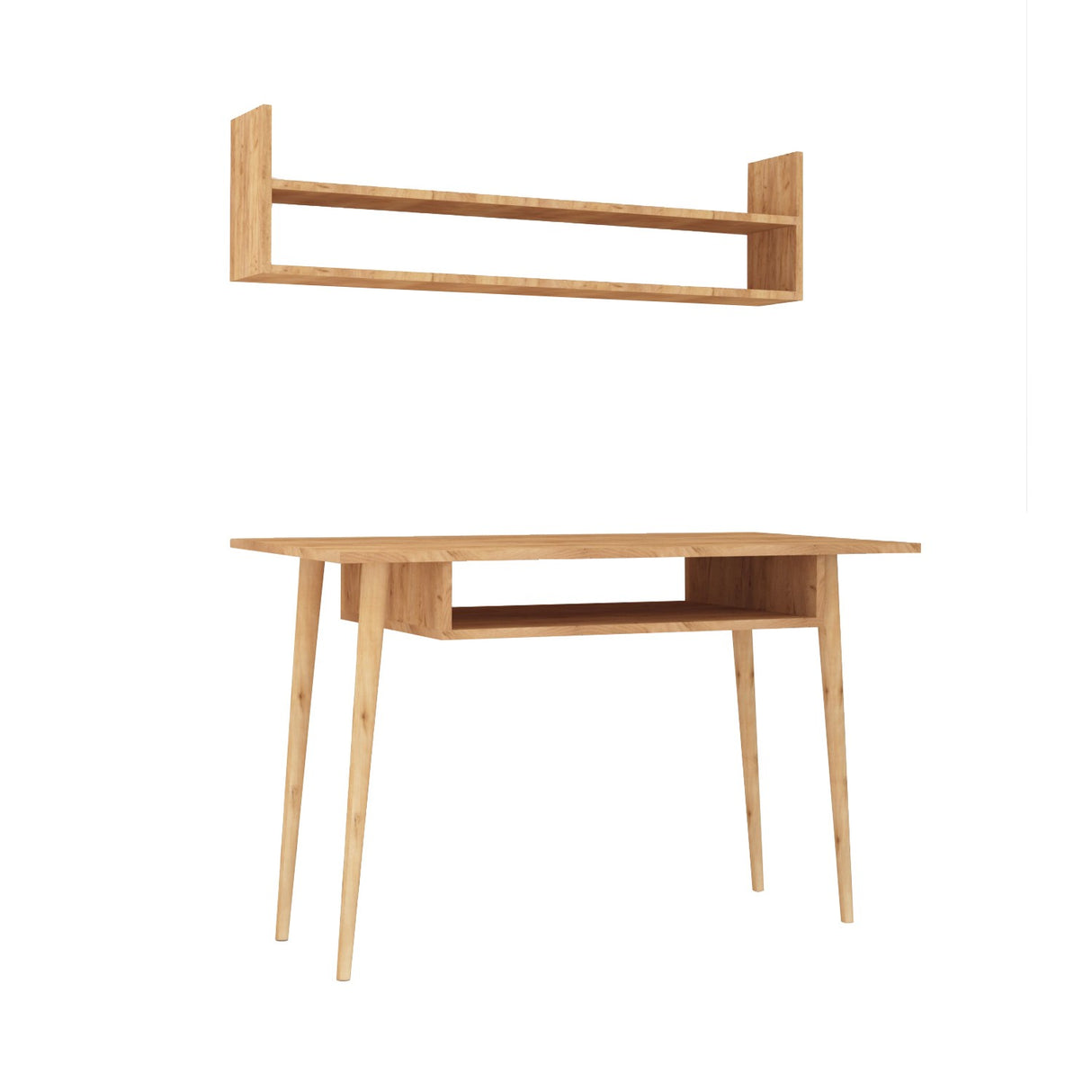 Birou Muty, Stejar, 120x60x74 cm