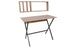 Birou Oslo cu rafturi, picioare metalice, Stejar, 100 x 74 x 50 cm, SKU 811MDD3818