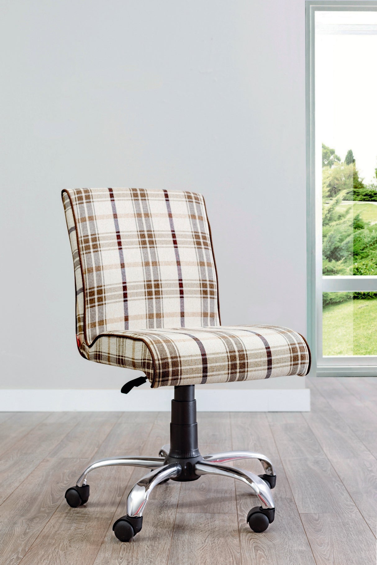Scaun Plaid Soft, Multicolor, 58x60x92 cm