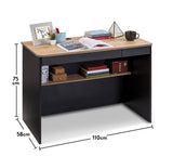 Birou Black Small, Multicolor, 110x58x75 cm