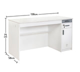 Birou White Wide, Multicolor, 138x58x75 cm