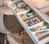Birou White Wide, Multicolor, 138x58x75 cm