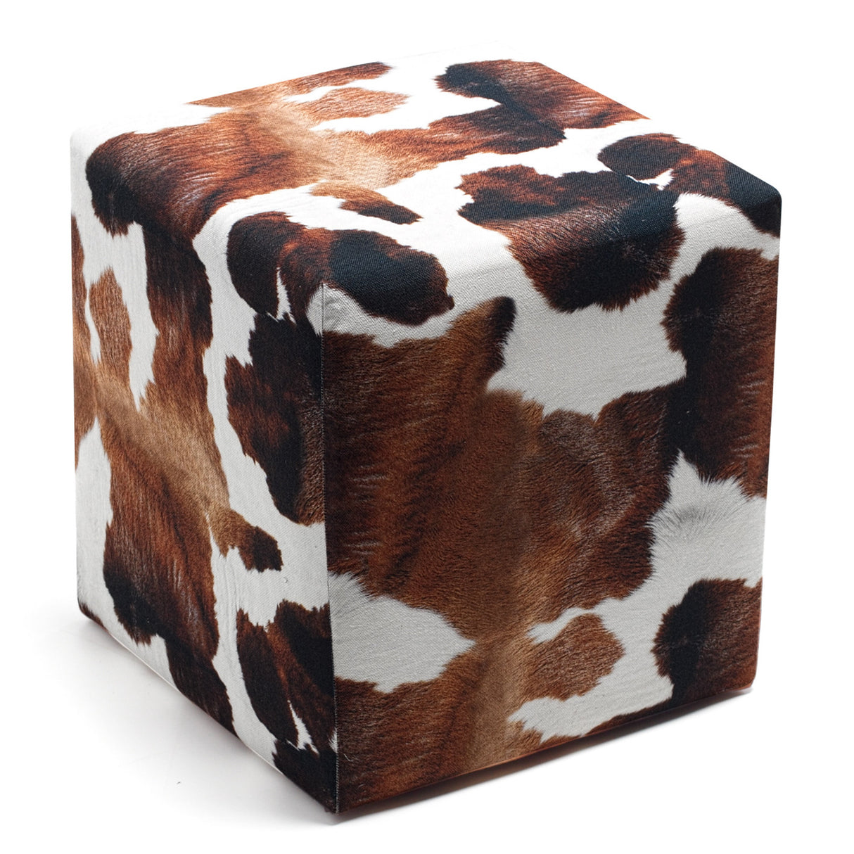 Taburet Milky, Maro - Alb, 40x40x40 cm
