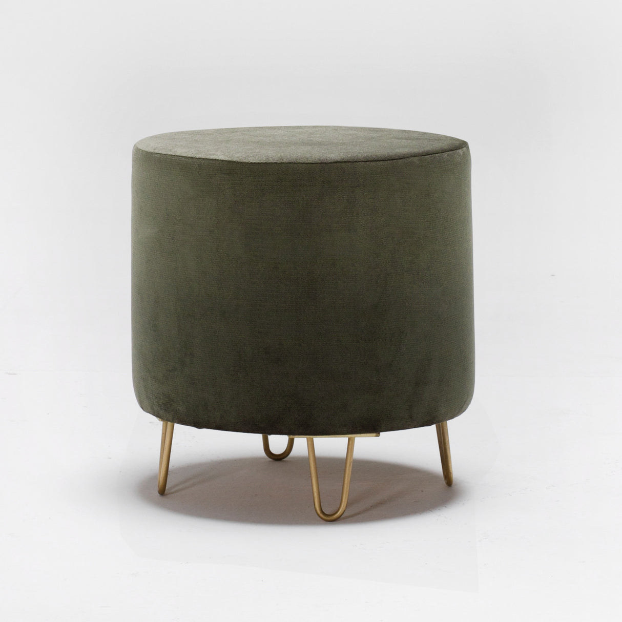 Taburet Asmara 22, Khaki, 40x40x40 cm