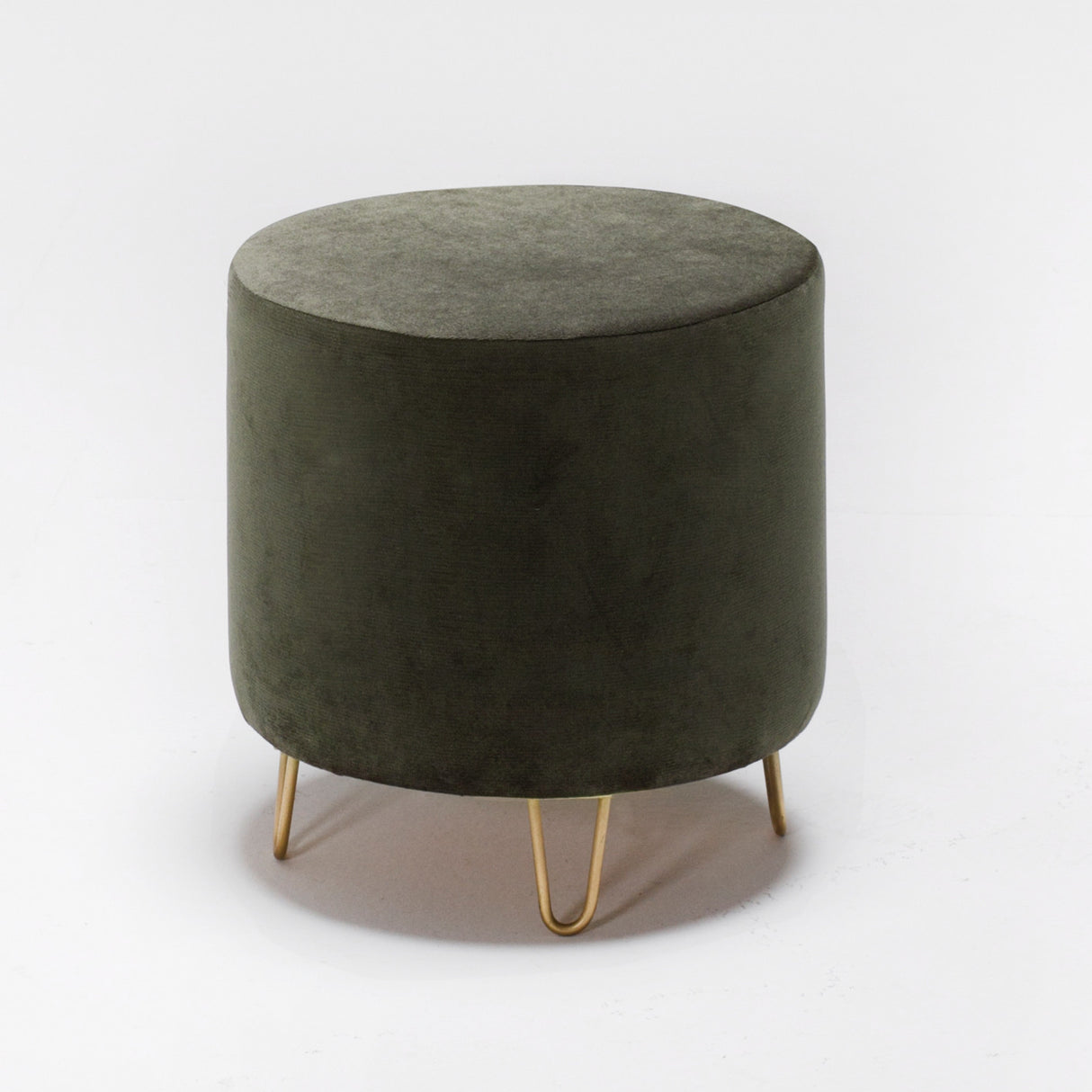 Taburet Asmara 22, Khaki, 40x40x40 cm