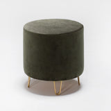 Taburet Asmara 22, Khaki, 40x40x40 cm