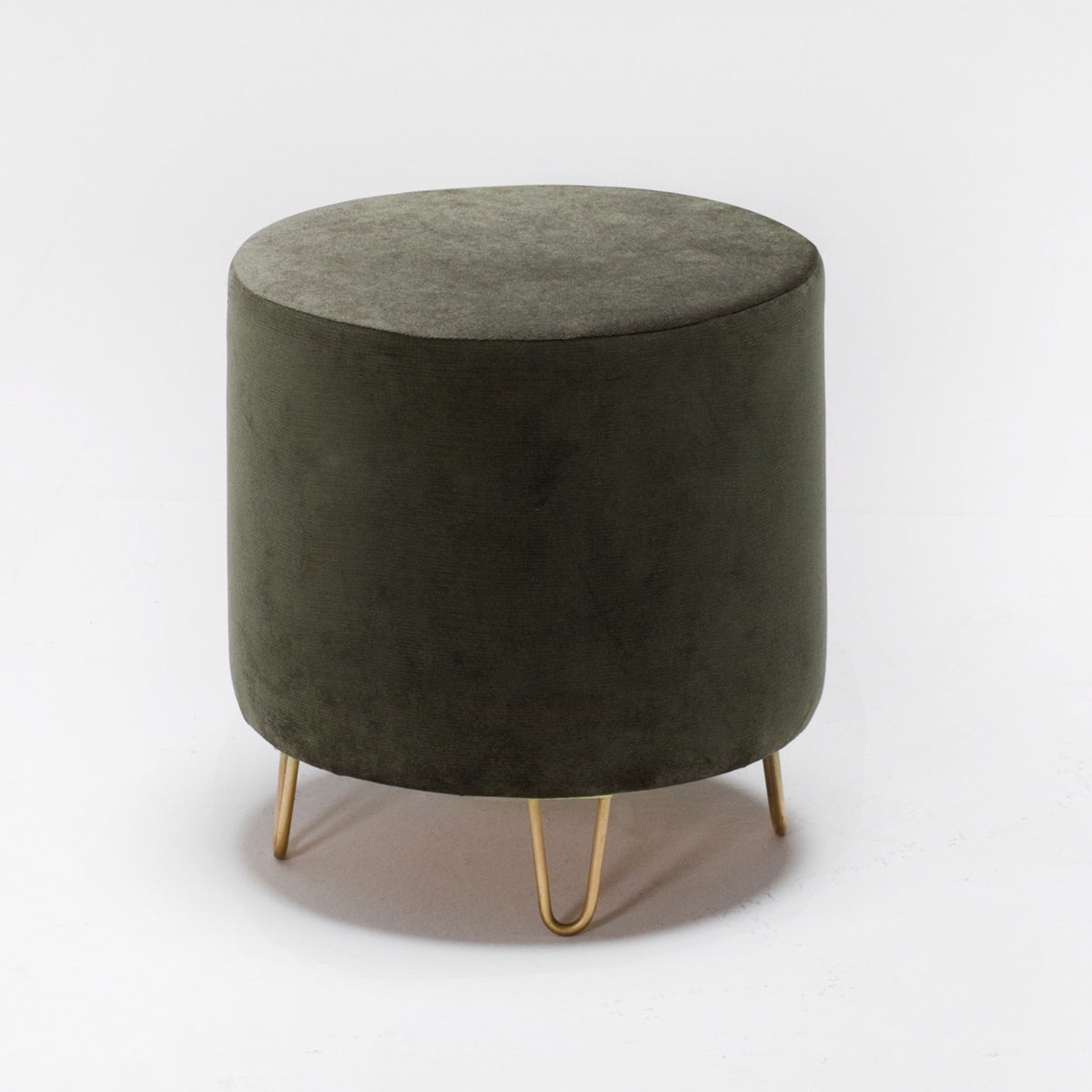 Taburet Asmara 22, Khaki, 40x40x40 cm, SKU 825BLC1248, imagine 2