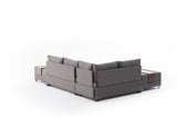 Canapea extensibilă de colț Fly, 1 piesă, Stânga, Diverse culori, 210x280x70 cm - Gri deschis | SKU: 825BLC1006 | Canapea extensibilă de colț Fly, 1 piesă, Stânga, 210x280x70 cm, varianta Gri deschis, produs pentru amenajarea locuinței, disponibil online în România la CasaMob