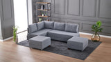 Canapea extensibilă de colț Fly, 1 piesă, Stânga, Diverse culori, 210x280x70 cm - Gri deschis | SKU: 825BLC1006 | Canapea extensibilă de colț Fly, 1 piesă, Stânga, 210x280x70 cm, varianta Gri deschis, produs pentru amenajarea locuinței, disponibil online în România la CasaMob