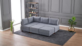 Canapea extensibilă de colț Fly, 1 piesă, Stânga, Diverse culori, 210x280x70 cm - Gri deschis | SKU: 825BLC1006 | Canapea extensibilă de colț Fly, 1 piesă, Stânga, 210x280x70 cm, varianta Gri deschis, produs pentru amenajarea locuinței, disponibil online în România la CasaMob
