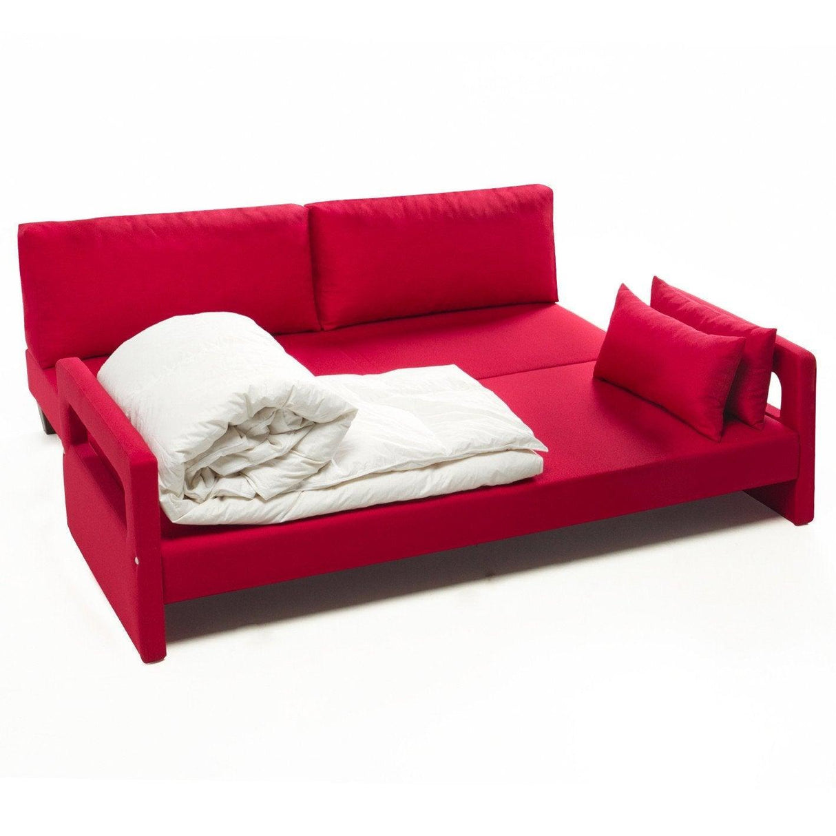 Canapea extensibilă Comfort, 1 piesă, Roșu, 206x80x80 cm