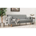 Gri închis | SKU: 825BLC1169 | Canapea extensibilă Dublin, 3 locuri, 214x75x90 cm, varianta Gri închis, produs pentru amenajarea locuinței, disponibil online în România la CasaMob