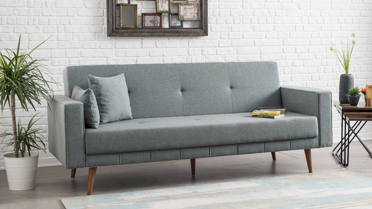 Canapea extensibilă Dublin, 3 locuri, Diverse culori, 214x75x90 cm - Albastru | SKU: 825BLC1171 | Canapea extensibilă Dublin, 3 locuri, 214x75x90 cm, varianta Albastru, produs pentru amenajarea locuinței, disponibil online în România la CasaMob