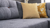Canapea extensibilă de colț Manama, Dreapta, Diverse culori, 280x206x85 cm - Gri închis | SKU: 825BLC1181 | Canapea extensibilă de colț Manama, Dreapta, 280x206x85 cm, varianta Gri închis, produs pentru amenajarea locuinței, disponibil online în România la CasaMob