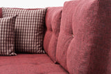 Canapea extensibilă de colț Manama, Dreapta, Diverse culori, 280x206x85 cm - Bordo | SKU: 825BLC1185 | Canapea extensibilă de colț Manama, Dreapta, 280x206x85 cm, varianta Bordo, produs pentru amenajarea locuinței, disponibil online în România la CasaMob