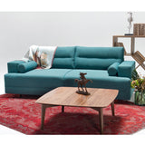 Canapea fixă Oslo, Diverse culori, Diverse configurații, 210x78x85 cm - Turcoaz - 3 locuri | SKU: 825BLC1192 | Canapea fixă Oslo, 210x78x85 cm, varianta Turcoaz - 3 locuri, produs pentru amenajarea locuinței, disponibil online în România la CasaMob