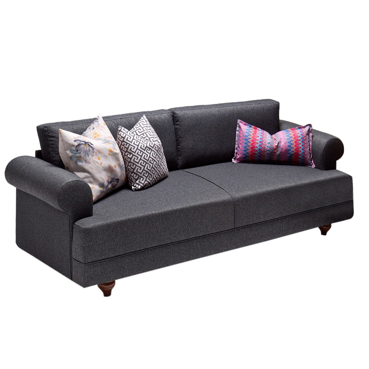 Canapea fixă 3 locuri Samara, Diverse culori, 210x80x85 cm - Gri | SKU: 825BLC1193 | Canapea fixă 3 locuri Samara, 210x80x85 cm, varianta Gri, produs pentru amenajarea locuinței, disponibil online în România la CasaMob
