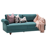 Canapea fixă 3 locuri Samara, Diverse culori, 210x80x85 cm - Turcoaz | SKU: 825BLC1195 | Canapea fixă 3 locuri Samara, 210x80x85 cm, varianta Turcoaz, produs pentru amenajarea locuinței, disponibil online în România la CasaMob