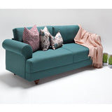 Canapea fixă 3 locuri Samara, Diverse culori, 210x80x85 cm - Turcoaz | SKU: 825BLC1195 | Canapea fixă 3 locuri Samara, 210x80x85 cm, varianta Turcoaz, produs pentru amenajarea locuinței, disponibil online în România la CasaMob