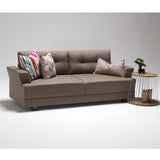 Canapea fixă 3 locuri Balzan, Diverse culori, 208x78x85 cm - Maro | SKU: 825BLC1197 | Canapea fixă 3 locuri Balzan, 208x78x85 cm, varianta Maro, produs pentru amenajarea locuinței, disponibil online în România la CasaMob