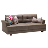 Canapea fixă 3 locuri Balzan, Diverse culori, 208x78x85 cm - Maro | SKU: 825BLC1197 | Canapea fixă 3 locuri Balzan, 208x78x85 cm, varianta Maro, produs pentru amenajarea locuinței, disponibil online în România la CasaMob