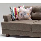 Canapea fixă 3 locuri Balzan, Diverse culori, 208x78x85 cm - Maro | SKU: 825BLC1197 | Canapea fixă 3 locuri Balzan, 208x78x85 cm, varianta Maro, produs pentru amenajarea locuinței, disponibil online în România la CasaMob