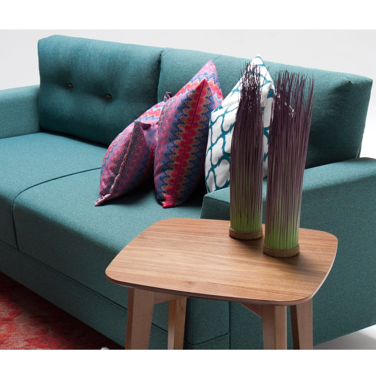 Canapea fixă 3 locuri Balzan, Diverse culori, 208x78x85 cm - Turcoaz | SKU: 825BLC1198 | Canapea fixă 3 locuri Balzan, 208x78x85 cm, varianta Turcoaz, produs pentru amenajarea locuinței, disponibil online în România la CasaMob