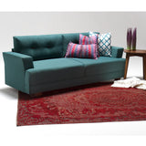 Canapea fixă 3 locuri Balzan, Diverse culori, 208x78x85 cm - Turcoaz | SKU: 825BLC1198 | Canapea fixă 3 locuri Balzan, 208x78x85 cm, varianta Turcoaz, produs pentru amenajarea locuinței, disponibil online în România la CasaMob