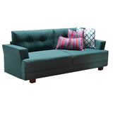 Canapea fixă 3 locuri Balzan, Diverse culori, 208x78x85 cm - Turcoaz | SKU: 825BLC1198 | Canapea fixă 3 locuri Balzan, 208x78x85 cm, varianta Turcoaz, produs pentru amenajarea locuinței, disponibil online în România la CasaMob