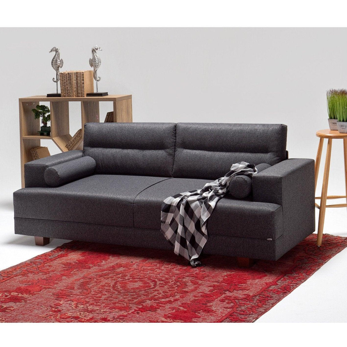 Canapea fixă Oslo, Diverse culori, Diverse configurații, 210x78x85 cm - Gri - 1 bucată | SKU: 825BLC1199 | Canapea fixă Oslo, 210x78x85 cm, varianta Gri - 1 bucată, produs pentru amenajarea locuinței, disponibil online în România la CasaMob