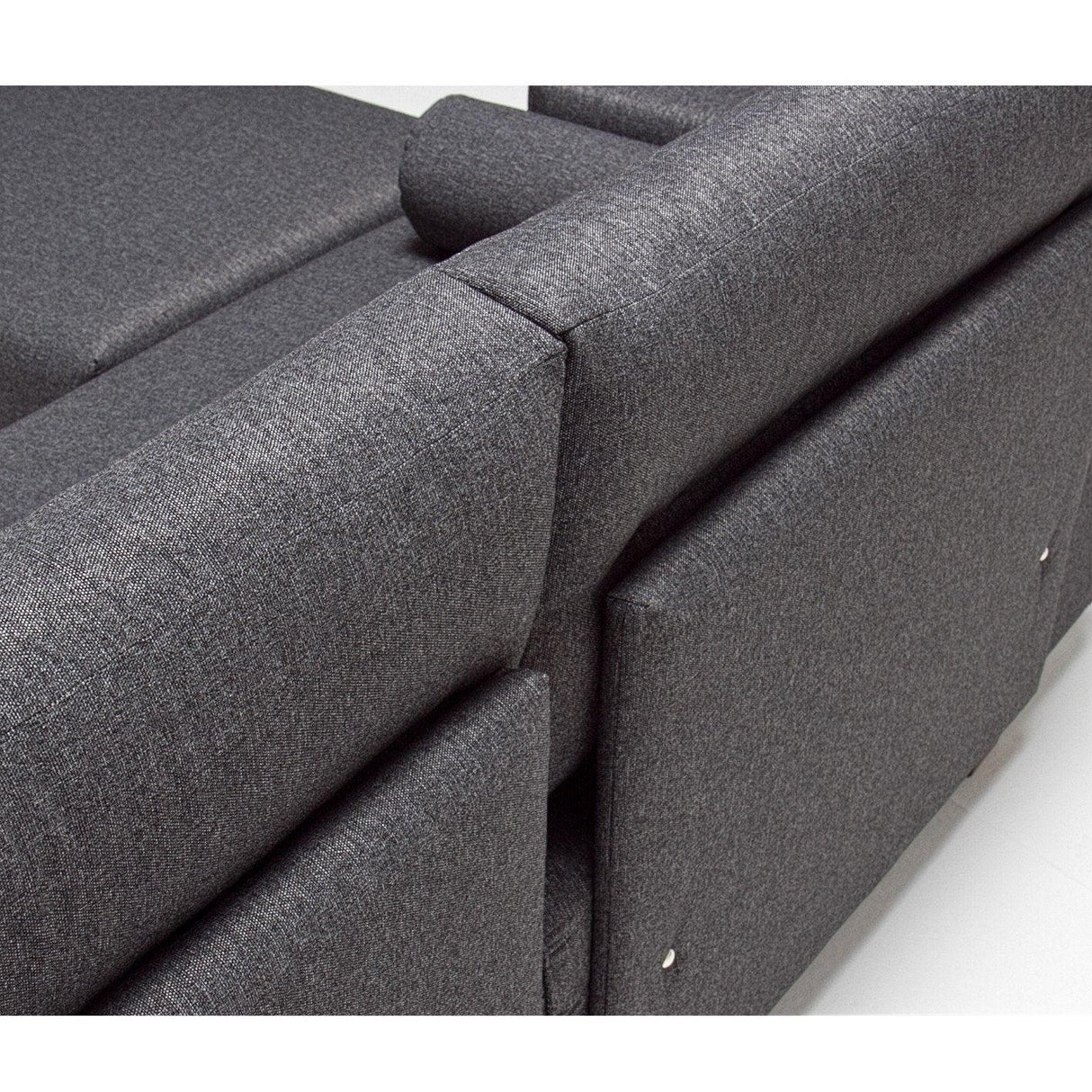 Canapea fixă Oslo, Diverse culori, Diverse configurații, 210x78x85 cm - Gri - 1 bucată | SKU: 825BLC1199 | Canapea fixă Oslo, 210x78x85 cm, varianta Gri - 1 bucată, produs pentru amenajarea locuinței, disponibil online în România la CasaMob