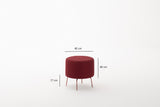 Taburet Octo, Diverse culori, 40x40x40 cm - Bordo | SKU: 825BLC1273 | Taburet Octo, 40x40x40 cm, varianta Bordo, produs pentru amenajarea locuinței, disponibil online în România la CasaMob