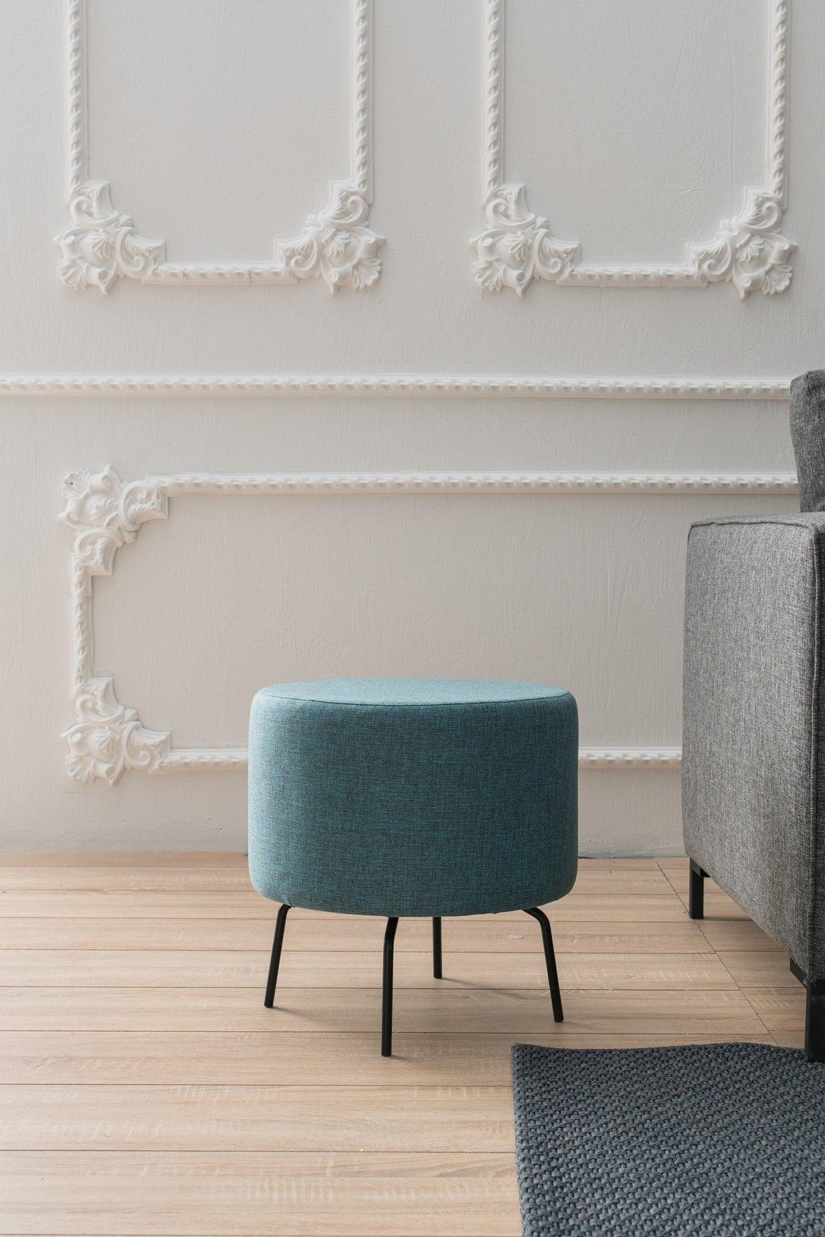 Bordo | SKU: 825BLC1273 | Taburet Octo, 40x40x40 cm, varianta Bordo, produs pentru amenajarea locuinței, disponibil online în România la CasaMob