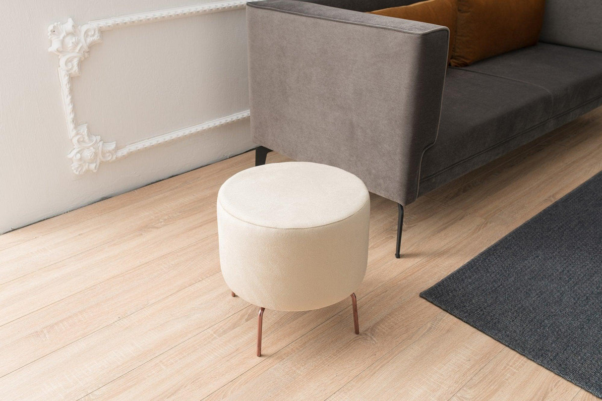 Taburet Octo, Diverse culori, 40x40x40 cm - Crem | SKU: 825BLC1274 | Taburet Octo, 40x40x40 cm, varianta Crem, produs pentru amenajarea locuinței, disponibil online în România la CasaMob