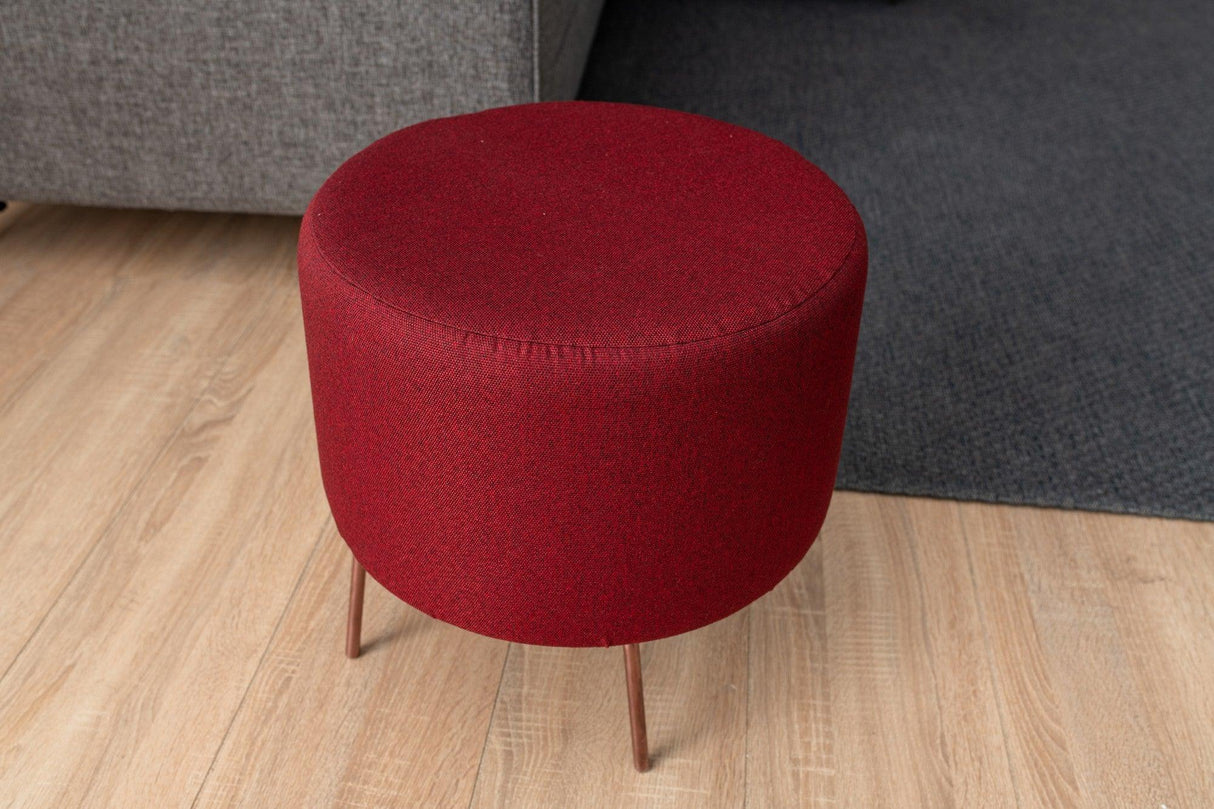 Taburet Octo, Diverse culori, 40x40x40 cm - Bordo | SKU: 825BLC1273 | Taburet Octo, 40x40x40 cm, varianta Bordo, produs pentru amenajarea locuinței, disponibil online în România la CasaMob