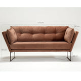 Canapea fixă Relax, Diverse culori, Diverse configurații, Diverse dimensiuni - Maro - 175x88x80 cm - 2 locuri | SKU: 825BLC1329 | Canapea fixă Relax, varianta Maro - 175x88x80 cm - 2 locuri, produs pentru amenajarea locuinței, disponibil online în România la CasaMob