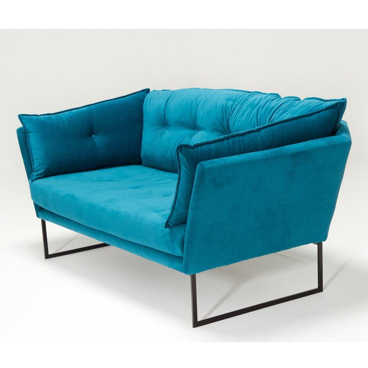 Canapea fixă Relax, Diverse culori, Diverse configurații, Diverse dimensiuni - Turcoaz - 175x88x80 cm - 2 locuri | SKU: 825BLC1330 | Canapea fixă Relax, varianta Turcoaz - 175x88x80 cm - 2 locuri, produs pentru amenajarea locuinței, disponibil online în România la CasaMob